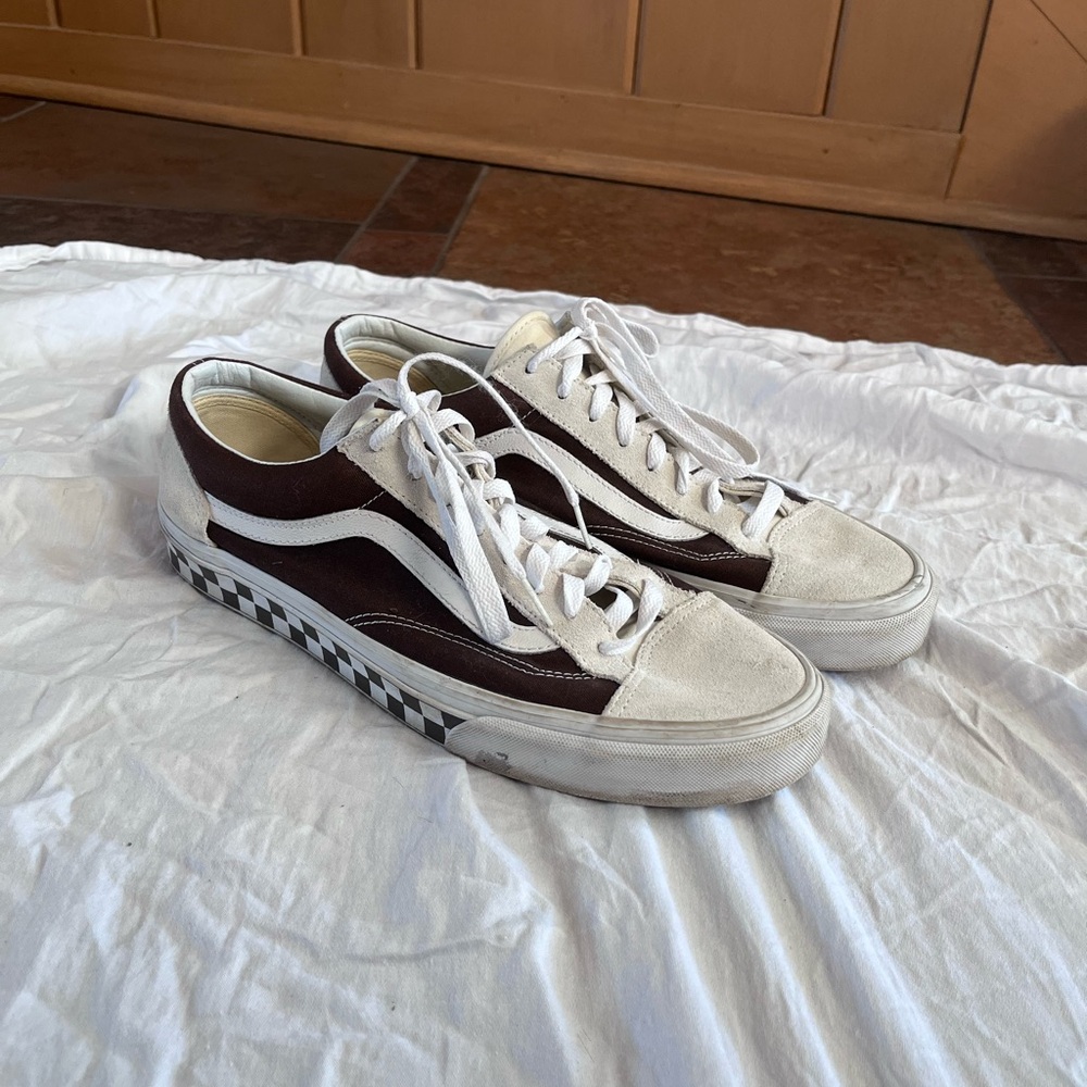 Vans old school tan and brown